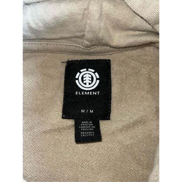 Element medium burning trails blunts huff and puff run club cropped tan hoodie - Picture 5 of 6